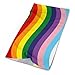 WUXEKZO Multifunctional Head Scarf Fashion Lgbtq Striped Rainbow Pride Flag Colors Helmet Liner Headwear for Motorcycling Fishing Running Hiking Cycling Cancer Chemo Hair Loss, Head Cover