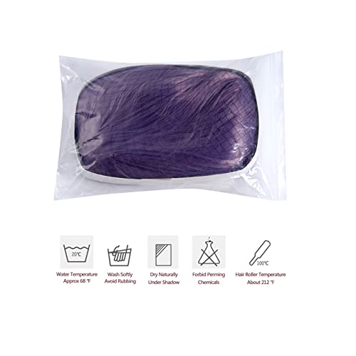 Rbenxia 32'' Women's Cosplay Wig Hair Wig Long Straight Costume Party Full Wigs Light Purple #TOP5