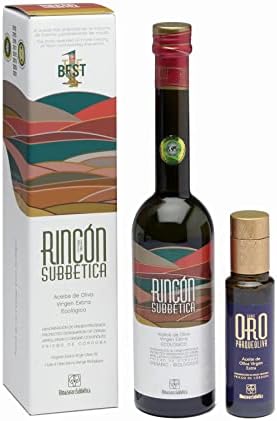 Rincón de la Subbética 500 ml and Parqueoliva Gold Series 100 ml - Spanish Extra Virgin Olive Oil Gift Pack