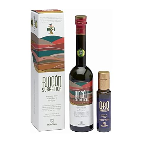 Rincón de la Subbética 500 ml and Parqueoliva Gold Series 100 ml - Spanish Extra Virgin Olive Oil Gift Pack Cover