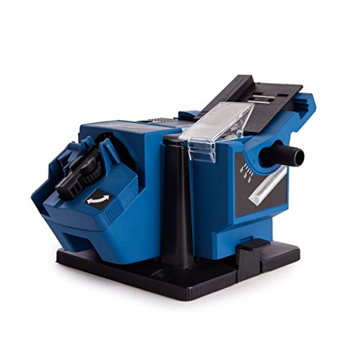 Preisvergleich Produktbild Scheppach 5903403901 Schleifgerät / Schärfstation GS650, enthält 3 Vorrichtungen zum Schleifen und Schärfen von Bohrern, Messern, Scheren und Meißeln, Motorleistung: 65 W, Drehzahl: 6700 rpm, 240 V