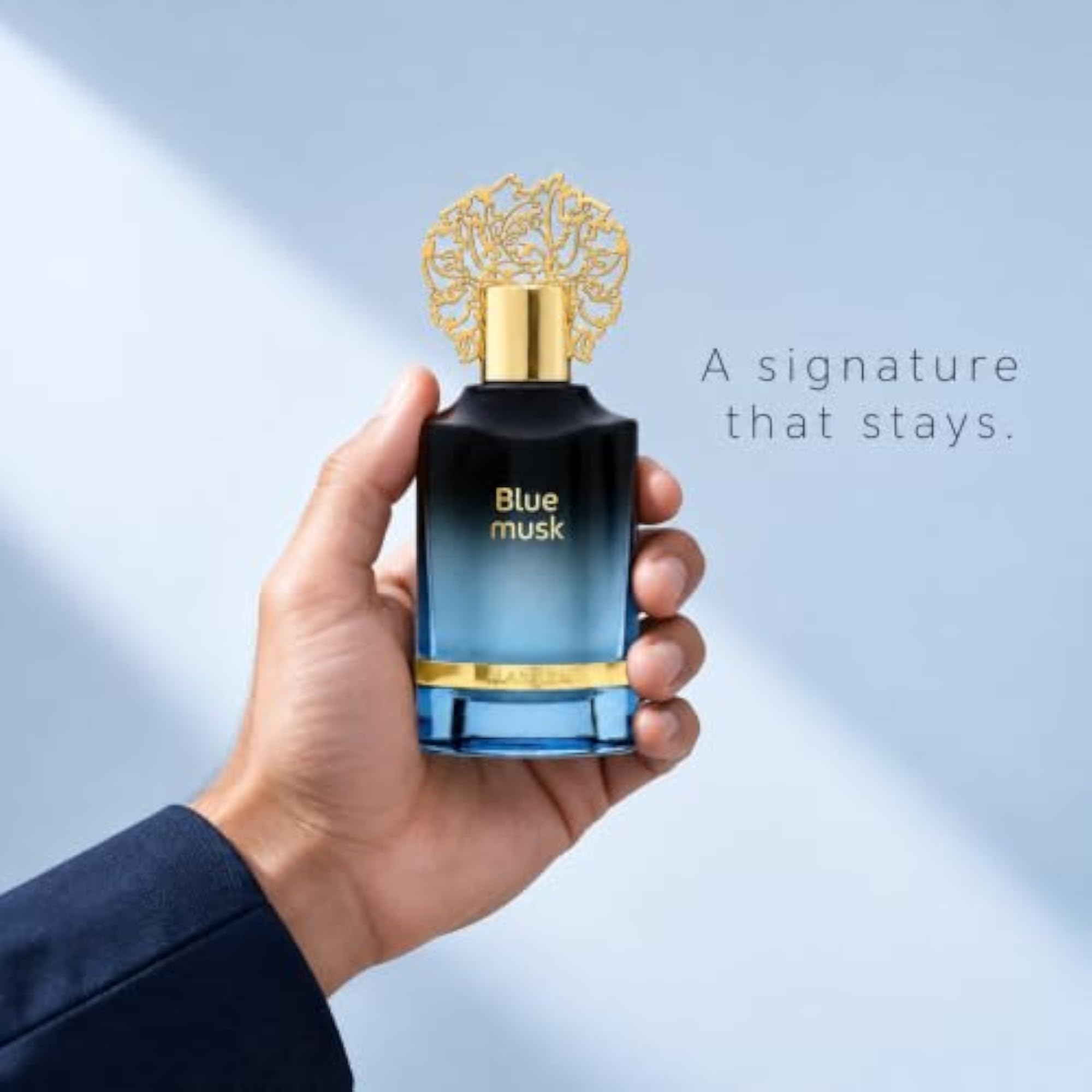Blue Musk Aqua Parfum 55 ML, Luxury Fragrance for Men