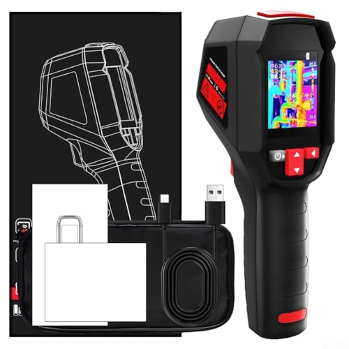 Solaughguy Caméra d'imagerie thermique haute résolution 240 x 240 pour BSIDE HX3, imageur infrarouge portable pour diagnostic CVC, -20 °C à 550 °C, taux de rafraîchissement 25 Hz, 15