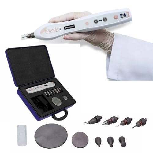 Caneta Eletrocauterio Jato De Plasma Ibramed Remove Manchas e verrugas + Kit Ampolas Booster Micro R
