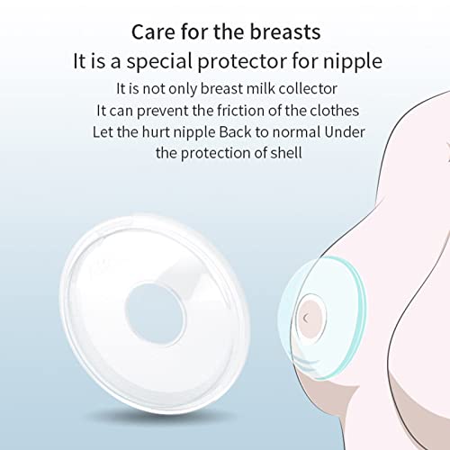 Coletor de Leite Materno 2 Peças, Copos de Amamentação Reutilizáveis ​​de Silicone Macio de Qualidad