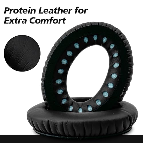 Replacement Earpads Cushions Ear Pads Earmuffs for Bose Quiet Comfort 35 QC35 35 II Headphone Headset with Softer Leather Protein Leather Noise Isolation miniatura 5