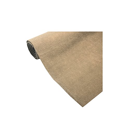 Marine Upholstery Durable Un-Backed Automotive Trim Carpet 72" x 36" Mini Roll (Taupe)