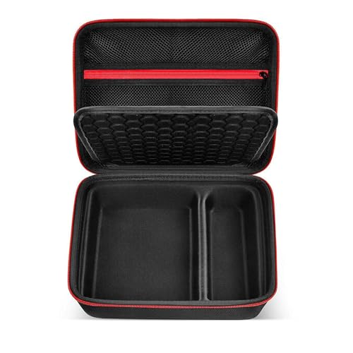 casmilee Hart Tasche für Canon SELPHY CP1500/CP1300/CP1200 Mini Mobiler Fotodrucker und Farbtinten Papierset mit Verstellbarem Schultergurt - Nur Tasche (Schwarz)