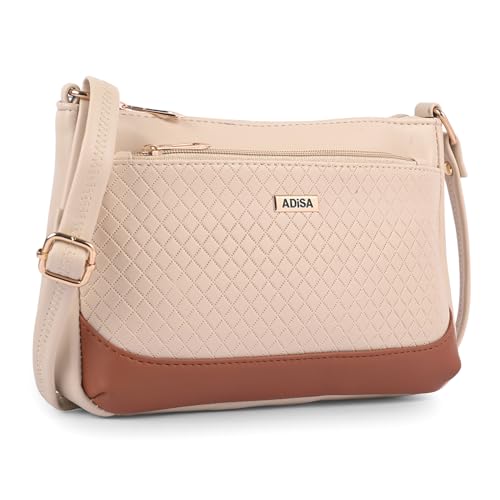 Image of ADISA Women Girls Color Block Cross Body Sling Bag (SL5168)
