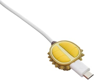 واقي كابل شاحن من جي-باور، مصنوع من السيليكون بتصميم قنفذ لطيف لحماية كابل الشاحن، متعدد الألوان