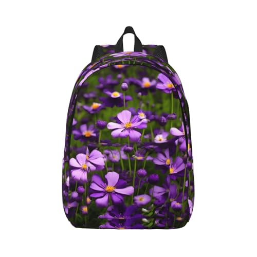 Mochila al aire libre para hombres y mujeres con diseño de flores