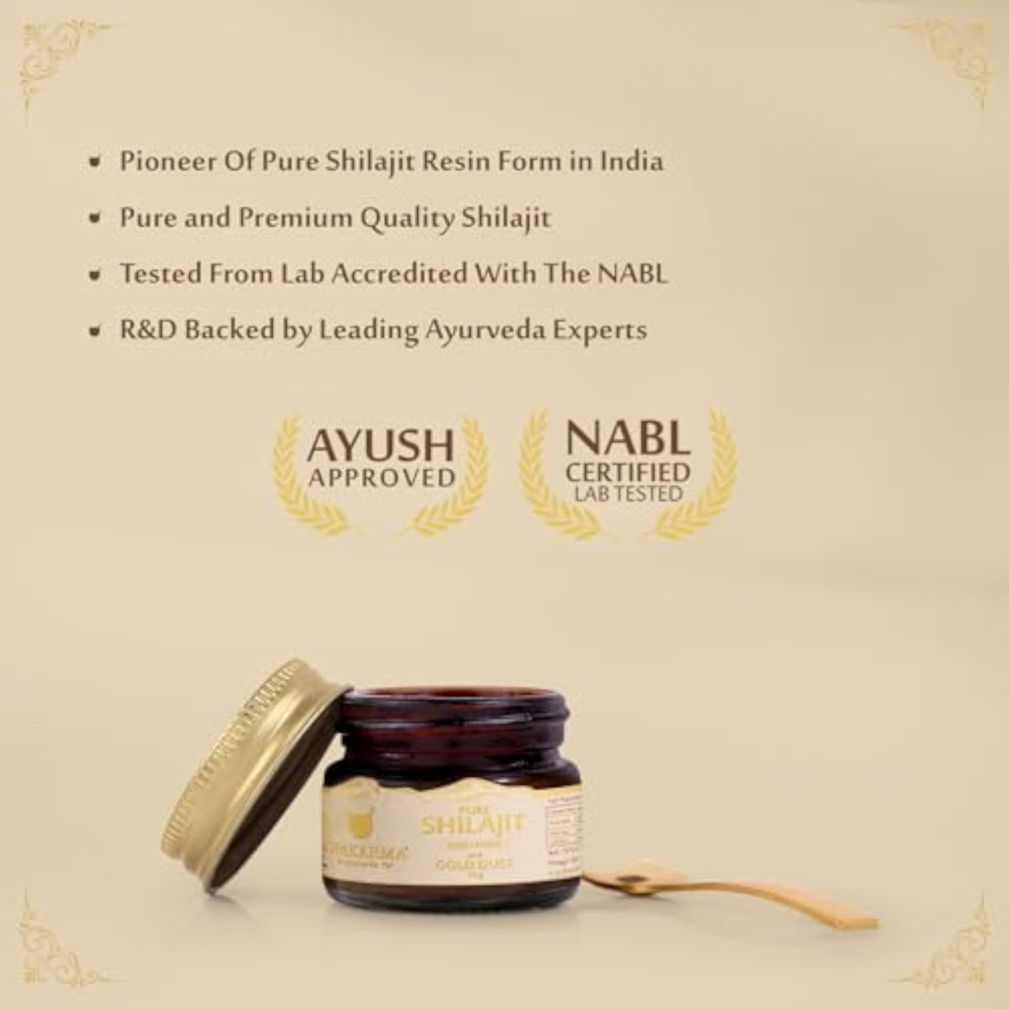 UPAKARMA Pure Shilajit Resin, Ayurvedic Health Support