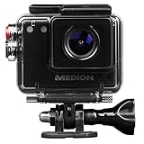 MEDION S89038 WLAN Action Camcorder, 5 MP, 1080p, Video- und Fotoaufnahme, USB-Ladefunktion...