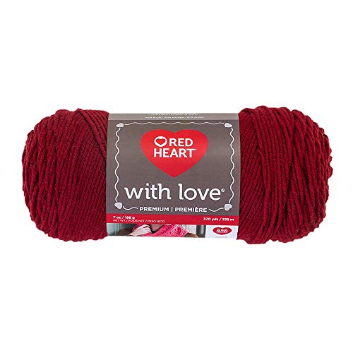 Red Heart Yarn With Love 1914 Berry Red