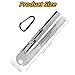 NXPpiULeh 4/09 Shingle Gauge Roof Pitch Measuring Tool with Carabiner for Measures and Analyze The Thickness