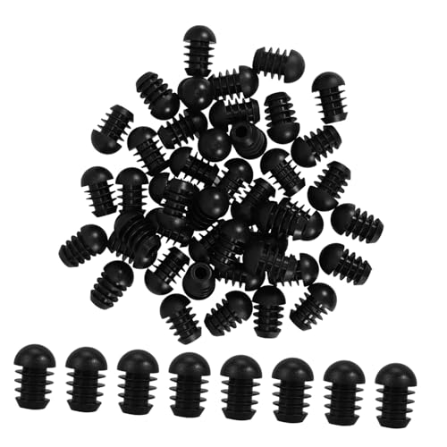 OUNONA 50 Piezas Tapones Redondos para Tubos de Muebles Protección para Patas de Sillas y Mesas Resistentes al Desgaste y Antirrayaduras para Hogar Oficina Hotel
