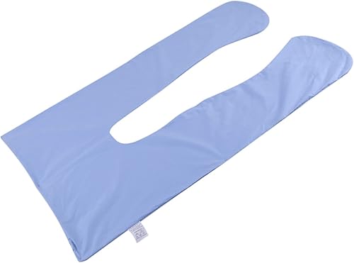 Miniatura 4 de Maternity/Pregnancy U Shape Pillow Cover, Cotton Soft Full Body Pillow Replacement Cloth whth Zippered Removable Case, General Size 55.1" L x 31.1"