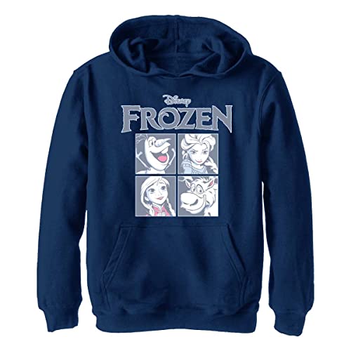 Pull à capuche Reine des Neiges Disney en polaire chaude pour garçon frileux