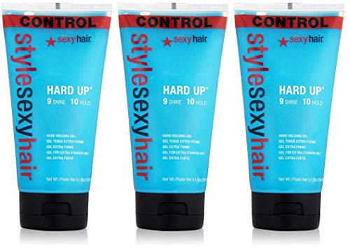 Style Sexy Hair Hard Up Gel, 5.1-Ounce Tubes (3 PK) by Sexy Hair