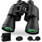 Deesoo Jumelles 20x52 pour Adultes HD Grande Vue avec Faible lumière Claire...