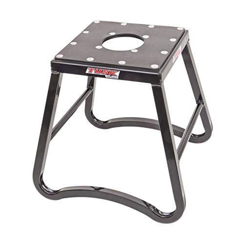 TUSK Aluminum MX Mini Stand, Black, Lightweight Maintenance Support Stand