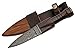 SZCO Supplies DM-1171 Rosewood Sgian Dubh Damascus Steel Knife