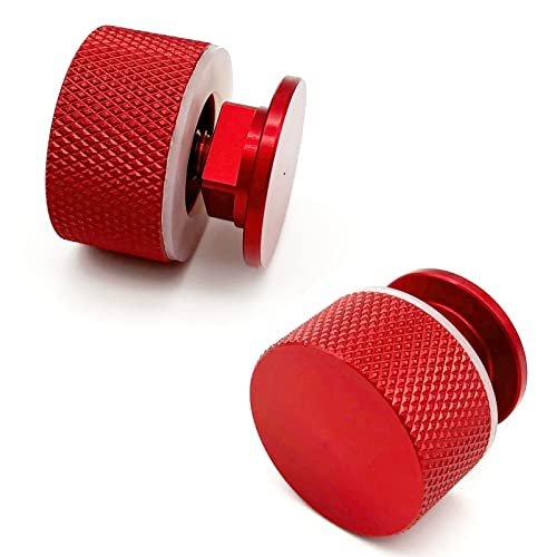 Image of Newace Welding Hood Fasteners Pipeliner Helmet Accessories Headgear Replacement Parts 1 Pair（RED）