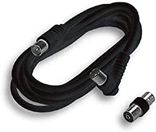 FME 36061 - COAXIAL CABLE, COAXIAL CABLE MALE/MALE (Black), 2 Meters