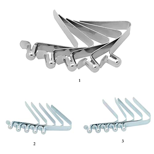 COMBR 5pcs Kayak Paddle Push Snap Button Tent Awning Pole Hollow Single Pin 6.3MM