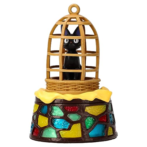 MERCHANDISING LICENCE Caja con Jiji EN Cesta Figura Nicky Aprendiz DE Bruja Studio Ghibli