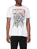 Marvel Herren Collective T-Shirt, weiß, M