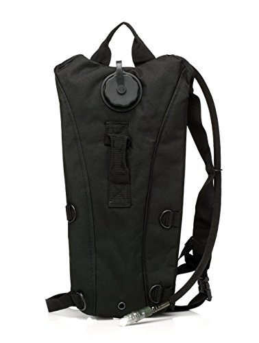 AirSoft US Army 3L Hydration Water Backpack Black