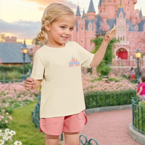 Magic Kingdom Shirts for Girls Kids Cute Magical Castle Graphic Tees Holiday Vacation Trip Tshirt Short Sleeve Tops3