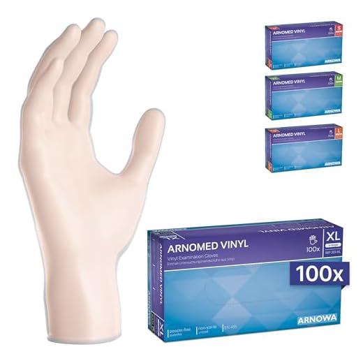 Einweghandschuhe ARNOMED Vinyl XL, 100 Stück/Box, puderfrei, Einmalhandschuhe, Vinyl Handschuhe in Gr. S, M, L & XL verfügbar 3 Einweghandschuhe ARNOMED Vinyl XL, 100 Stück/Box, puderfrei, Einmalhandschuhe, Vinyl Handschuhe in Gr. S, M, L & XL verfügbar