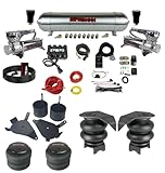 airmaxxx Chrome 580 Air Ride Suspension Kit w/EVOLVE Manifold for 1982–04 S10 S15 Sonoma 2WD