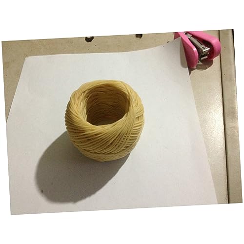Mecha para vela con cera de abejas en rollo pre-encerada miniatura 4