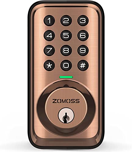 Zomoss Keypad Deadbolt Lock: Electronic Keyless Entry for Your Door