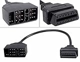 【El cable tiene dos conectores】 uno es el conector T0Y0TA de 22 pines, otro es el conector OBDII de 16 pines.