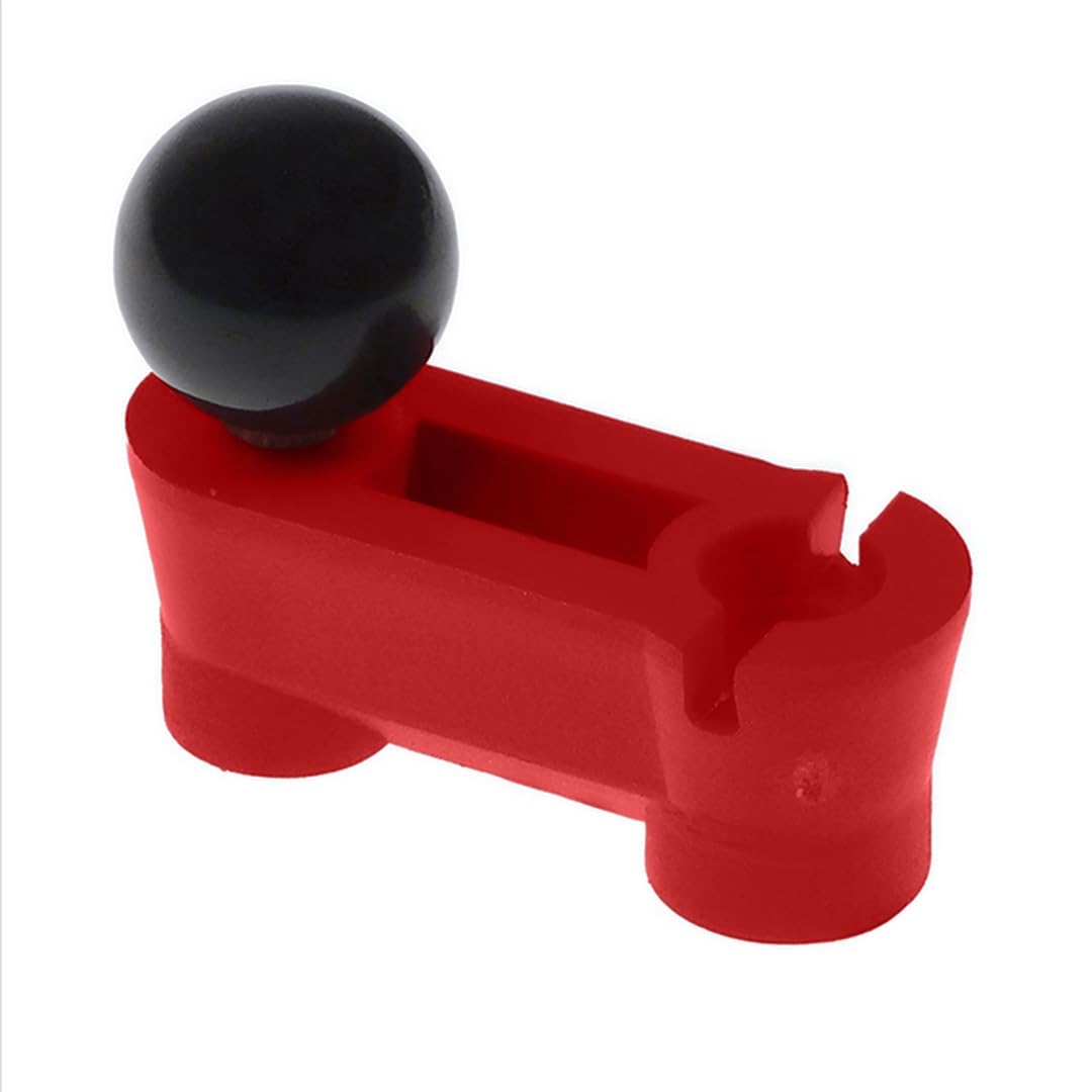 3503800 - Rodillo de masa para pizza, ajustador de grosor rojo, 52 x 20 pulgadas