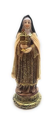 Estatua religiosa Santa Clara 8 pulgadas