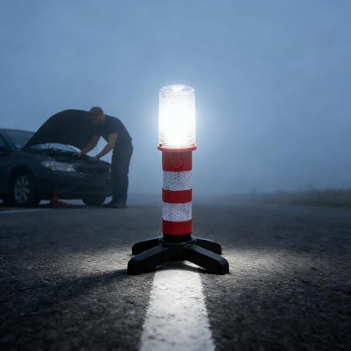Luces intermitentes portátiles para automóvil multifunción de 6 pulgadas con maletín 3