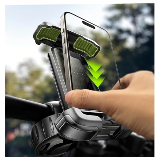 LISEN Bike Phone Holder, [Super Easy Install] Motorcycle Phone Mount Ebike Accessories Bicycle Handlebar Holder Mount Gift for Adults Kids Mountain Mini Bike Scooter Gear Accessories for iPhone Pixel