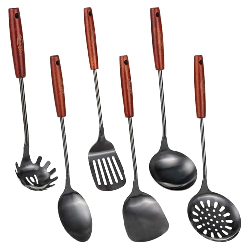 FJNATINH 304 Stainless Steel Kitchen Utensil Sets...