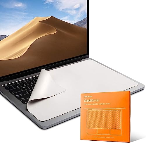 Image of Screen Keyboard Imprint Protection Microfiber Liner and Cleaning Cloth 15 inch Compatible with MacBook Pro 15 inch and 16 inch
