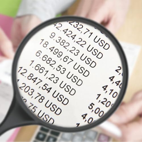 Image of Hemobllo Magnifier 1.6 Inch Double Convex Acrylic Lens Reading Repair 60pcs