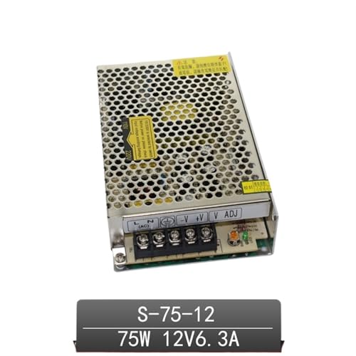 Alimentation 12V 75W AC/DC transformateur découpage 6,3A unique - 3