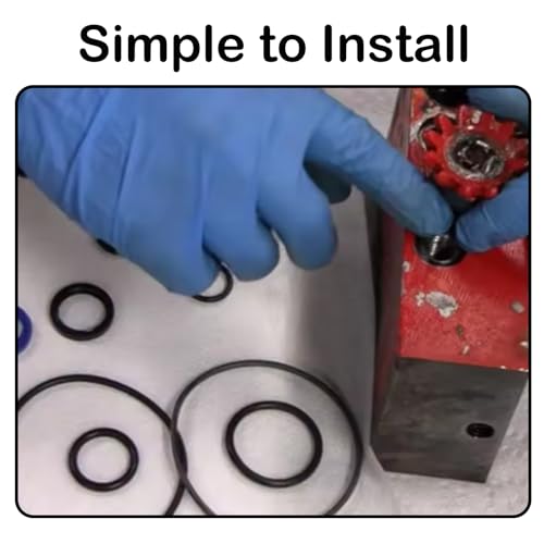 Image of Hydraulic Floor Jack Seal Kit, 3 Ton Horizontal Jack Oil Seal Complete Set with O-Ring Seals, Universal Repair Kit for SUV, Truck & Automotive Hydraulic Jacks