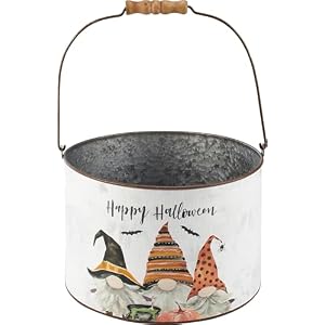 Primitives by Kathy Bucket Set - Gnomes design Happy Halloween Primitives by Kathy Bucket Set Gnomes design Happy Halloween