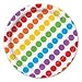 Rainbow Party Supplies Pack for 16 Guests - Including Dinner Plates, Dessert Plates, Cups, and Napkins