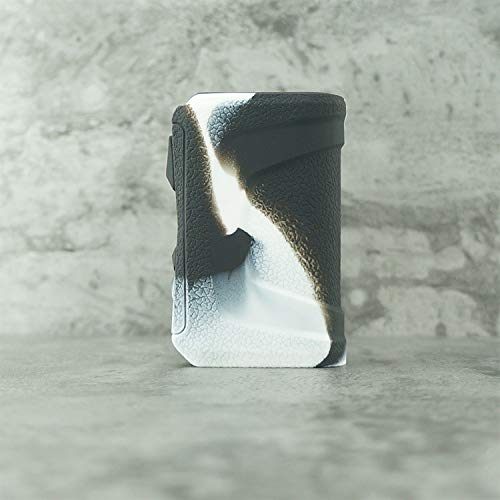 RUIYITECH Coque de protection en silicone pour Geekvape Aegis X Mod 200 W Noir et blanc - Image 3